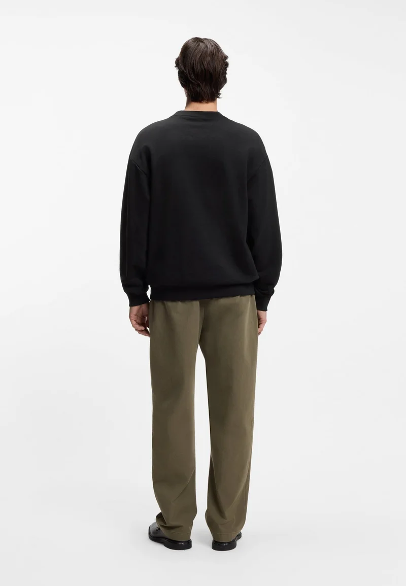 HUGO Cotton-terry sweatshirt with gradient logo