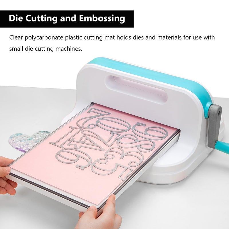 Philbinden 3 Pcs Clear Cutting Plate, Transparency Acrylic Cutting Pads for Embossing Crafting (8.7 x 6.1 Inches) - Image 5