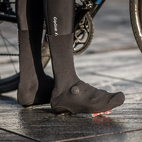 GripGrab Primavera Road Bike Spring Fall Cover Socks Aero Knitted Cycling Overshoes Belgian Booties Road Bike Shoe Covers - Image 4