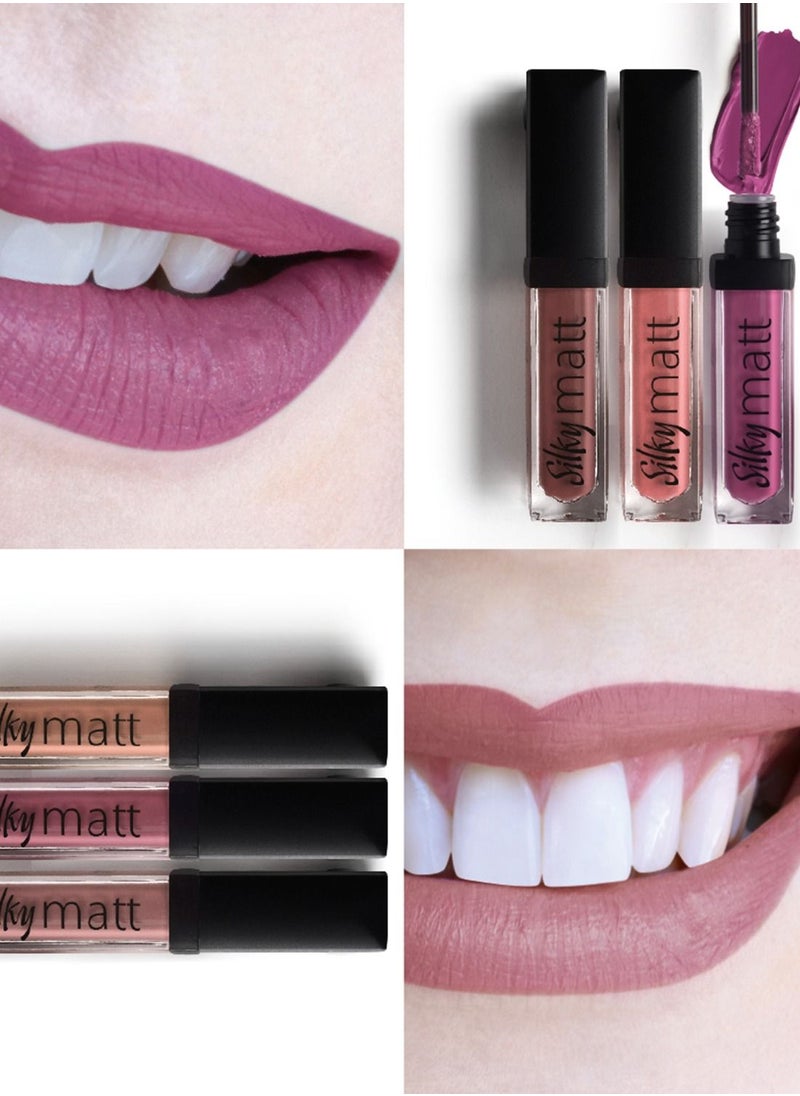 Paese - Silky Matt Liquid Lipstick with matt finish, Non sticky and durable, 706 - Image 1