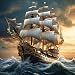 KTHOFCY 5D DIY Voyage Diamond Painting Kits for AdultsSailboat Full Drill Embroidery Cross Stitch Crystal Rhinestone Paintings Pictures Arts Wall Decor Painting Dots Kits 137X137 inch - Image 2