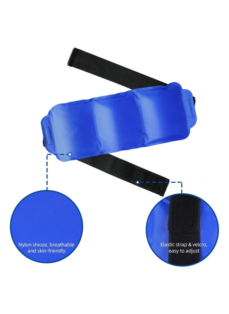 Generic - Reusable Hot Cold Gel Ice Pack Wrap for Warm Compress and Cold Therapy Hip Ankle Back Shoulder Knee Arm Neck Elbow - Image 1
