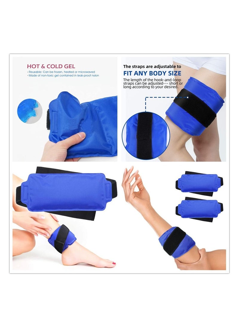 Generic - Reusable Hot Cold Gel Ice Pack Wrap for Warm Compress and Cold Therapy Hip Ankle Back Shoulder Knee Arm Neck Elbow - Image 1