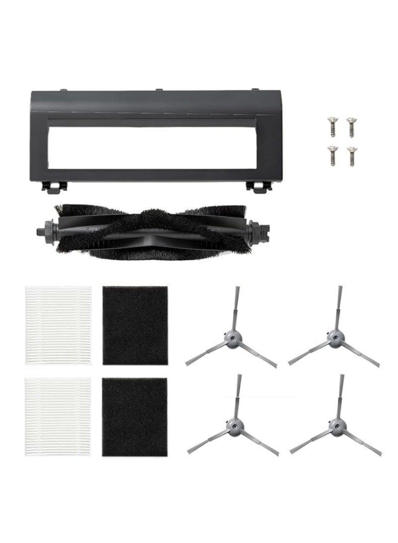 RoboVac Replacement Accessories Kit(Side Brush*2+Filter*2+Rolling Brush*1+Brush Guard*1) 80 W T29C8 Black