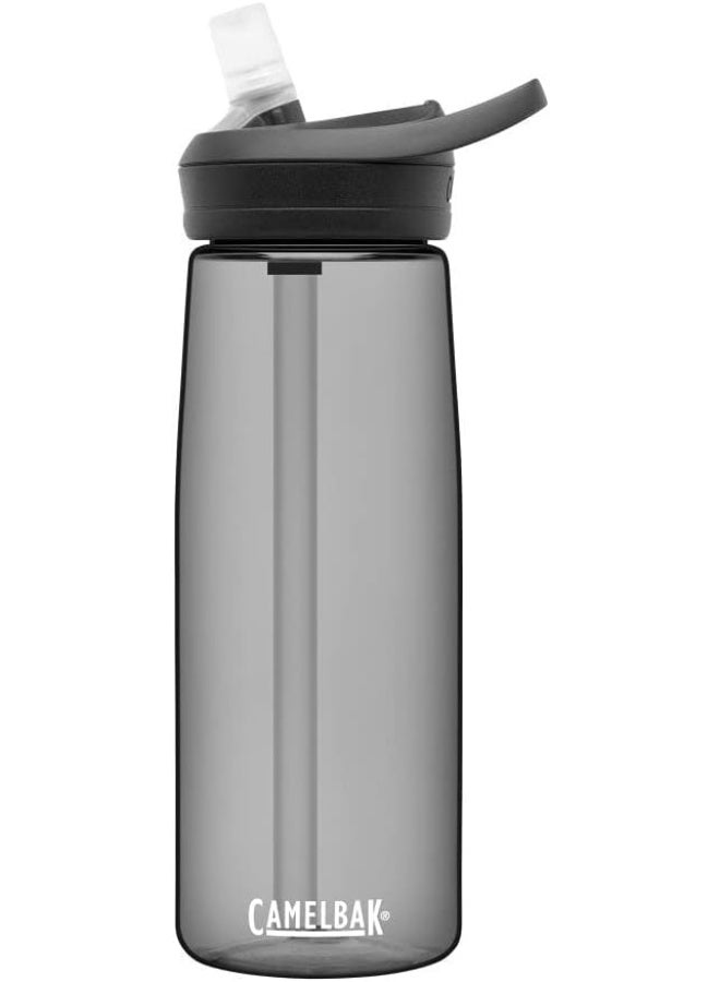 كاميلباك زجاجة CamelBak Eddy+ بسعة 25 أونصة – Charcoal، 750 مل، خالية من BPA، مزودة بقشة مدمجة - Image 2