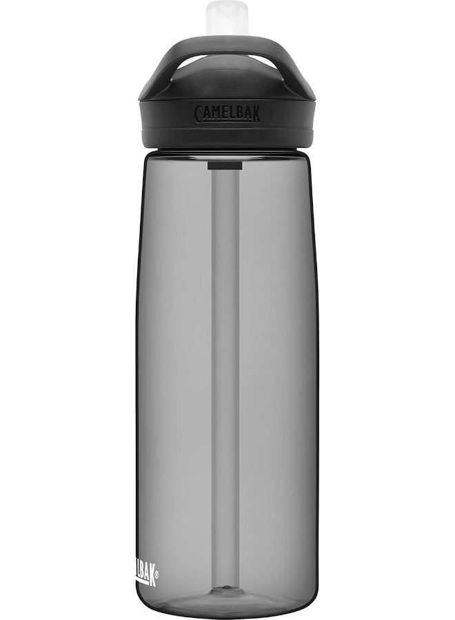 كاميلباك زجاجة CamelBak Eddy+ بسعة 25 أونصة – Charcoal، 750 مل، خالية من BPA، مزودة بقشة مدمجة - Image 4
