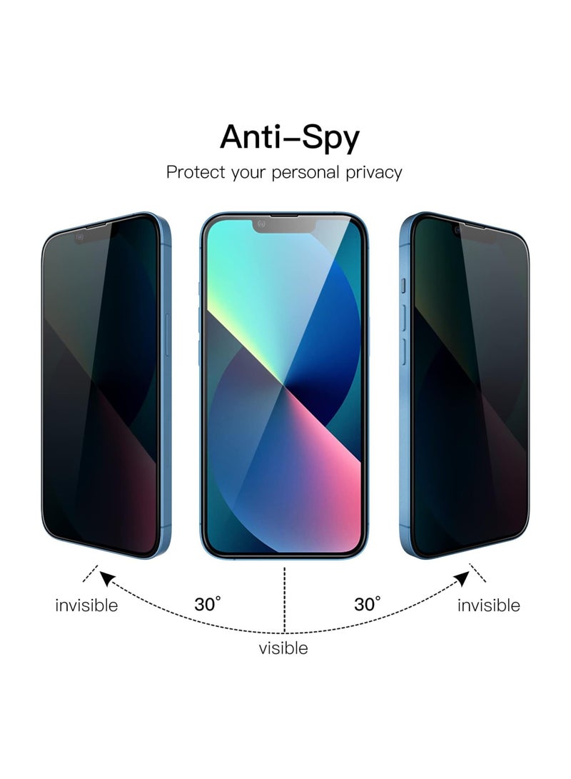 ARMOR Privacy Screen Protector for Apple iPhone 13 / iPhone 13 Pro 6.1-inch Black - Image 3