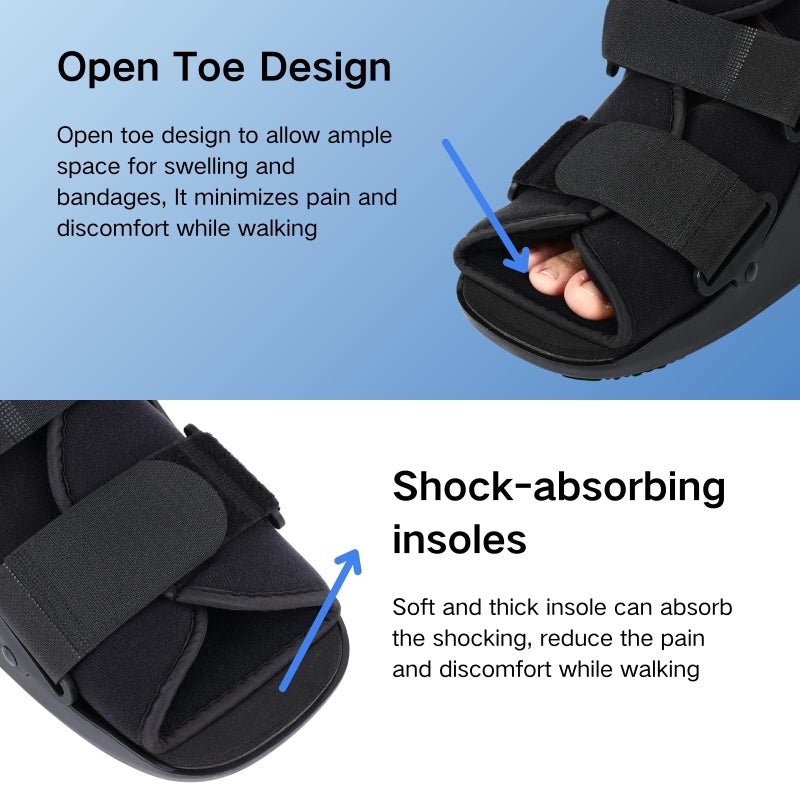 Mathgetin Tall Air Cam Fracture Boot Orthopedic Walking Boot Medical Inflatable Walker Boot for Broken Foot, Sprained Ankle and Post Surgery (Medium) - Image 3