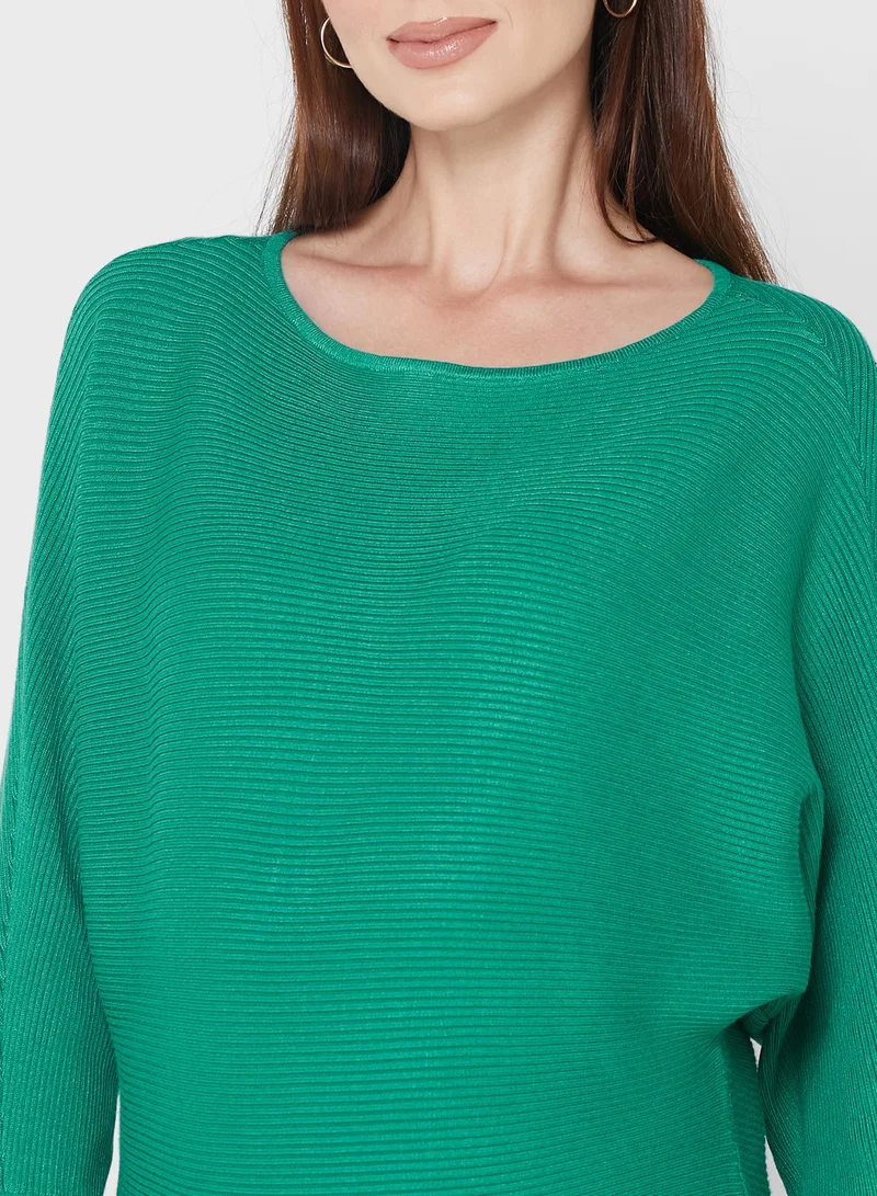 Mamalicious Boat Neck Knitted Top