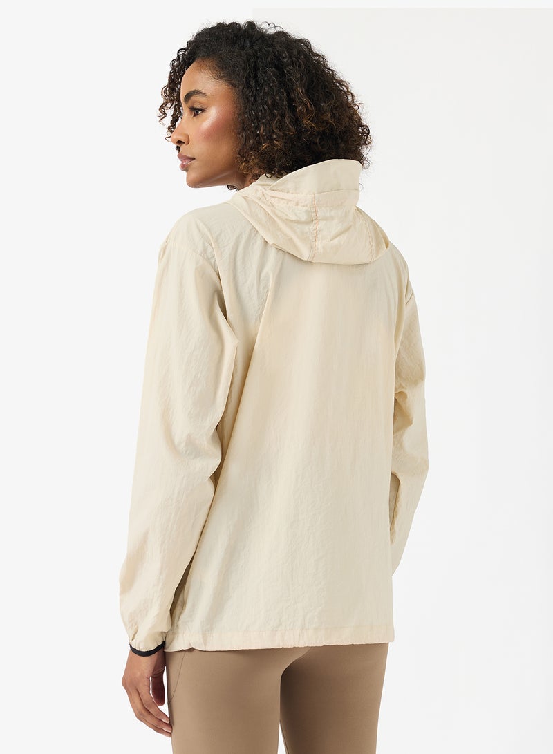 فورورد جاكيت طويل بغطاء رأس للمشي لمسافات طويلة - Image 2