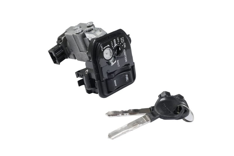Deutsche Black Cylindrical Finish New Ignition Switch Starter Lock Compatible Honda Activa 6G 1_Way With Magnetic Shutter - Image 1
