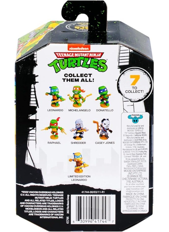 MOOSE MOOSE TREASURE X TEENAGE MUTANT NINJA TURTLES SEWER RESCUE PACK - 6 PCS IN CDU  - Image 1