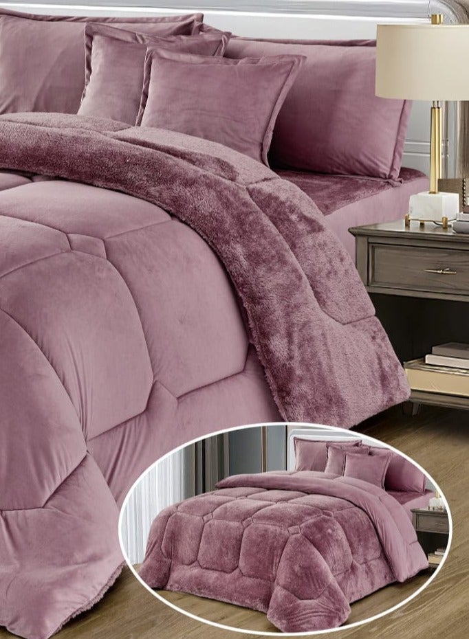 Moon King Size for Winter Microfiber Duvet Cover Set - Image 2