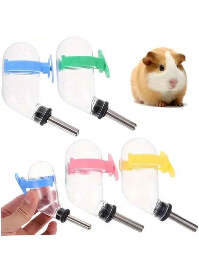 4pcs No Drip Hamster Water Bottle Hanging Plastic Automatic Feeder for Glass Tank - Image 1