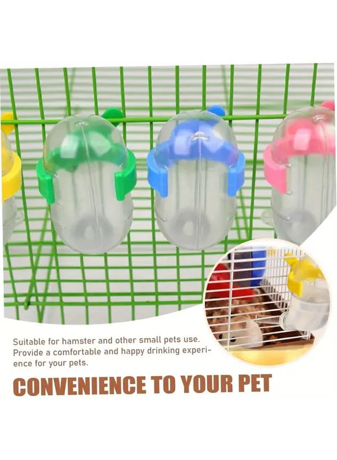 4pcs No Drip Hamster Water Bottle Hanging Plastic Automatic Feeder for Glass Tank - Image 2