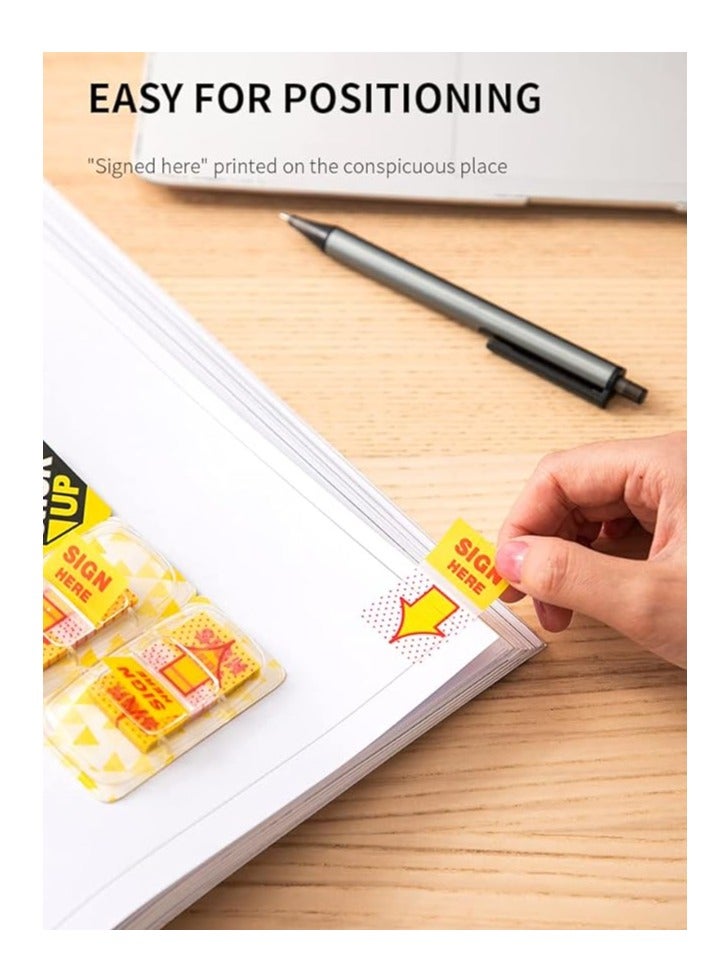 Deli علامات الفهرسة دلي EA10101، وقع هنا، 200 قطعة - Image 2