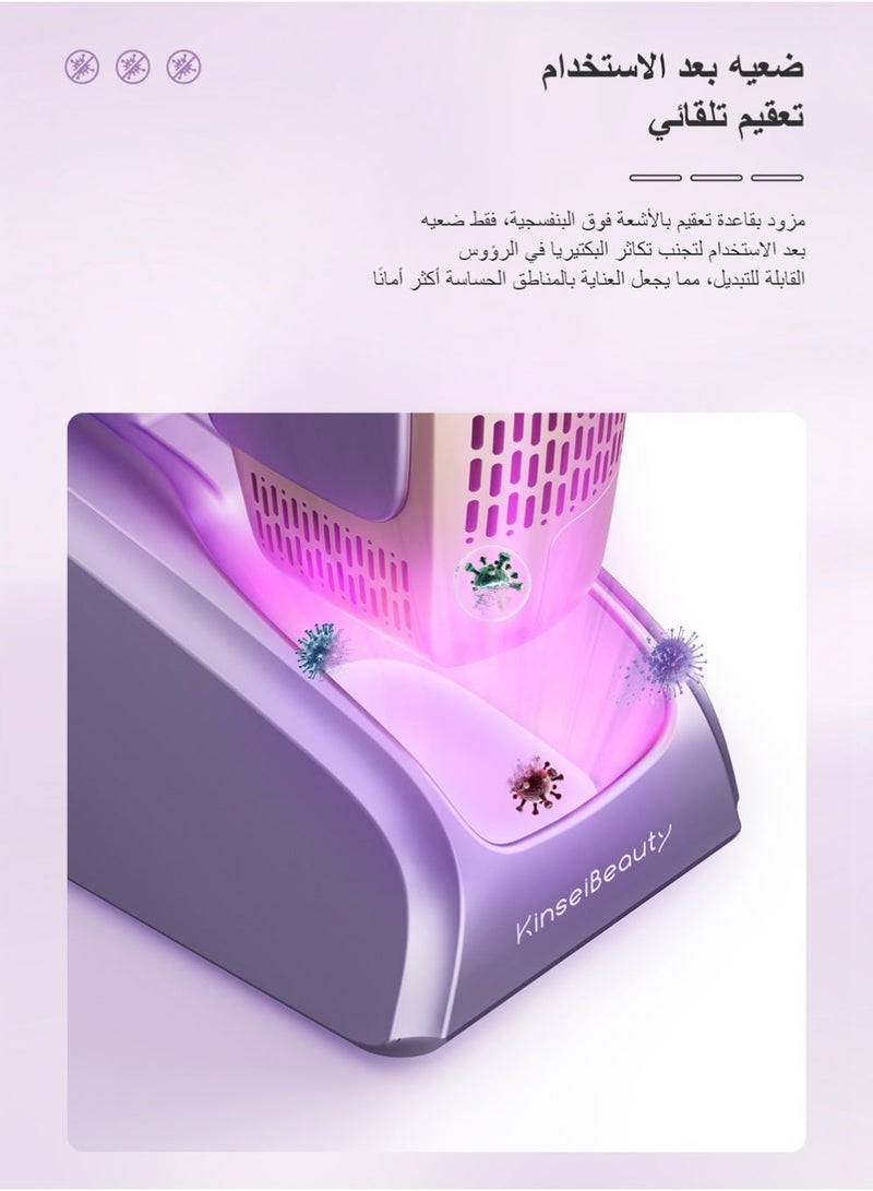 KinseiBeauty T36 Laser Ice Cold Painless Hair Removal Device Automat Depilador laser 999999Flashes4in1Home Use IPL Laser Epilator - Image 5
