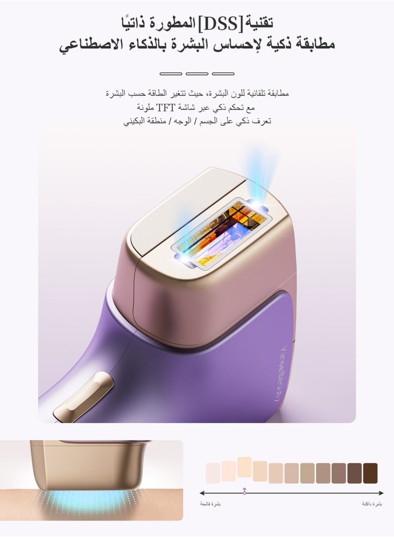 KinseiBeauty T36 Laser Ice Cold Painless Hair Removal Device Automat Depilador laser 999999Flashes4in1Home Use IPL Laser Epilator - Image 4