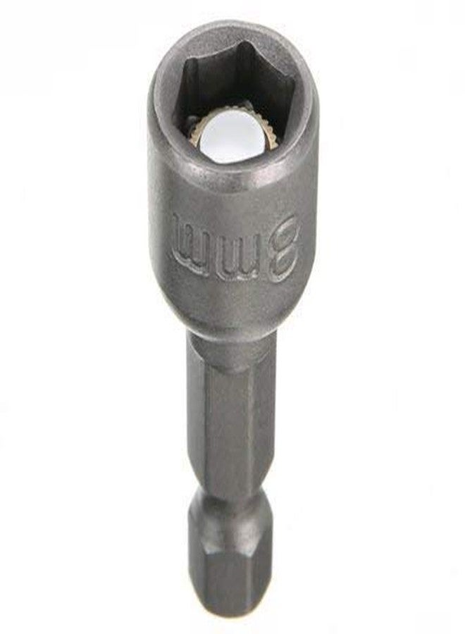 Saim 5/16" Nut Driver Drill Bit Set, 10 PCS Hex Magnetic Impact Nut Setter Socket Driver, 1/4" Hex Shank, 12 x 41mm, Chrome Vanadium Steel - Image 3