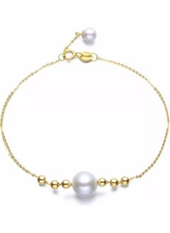 Gold Plated With Pearl Bracelet