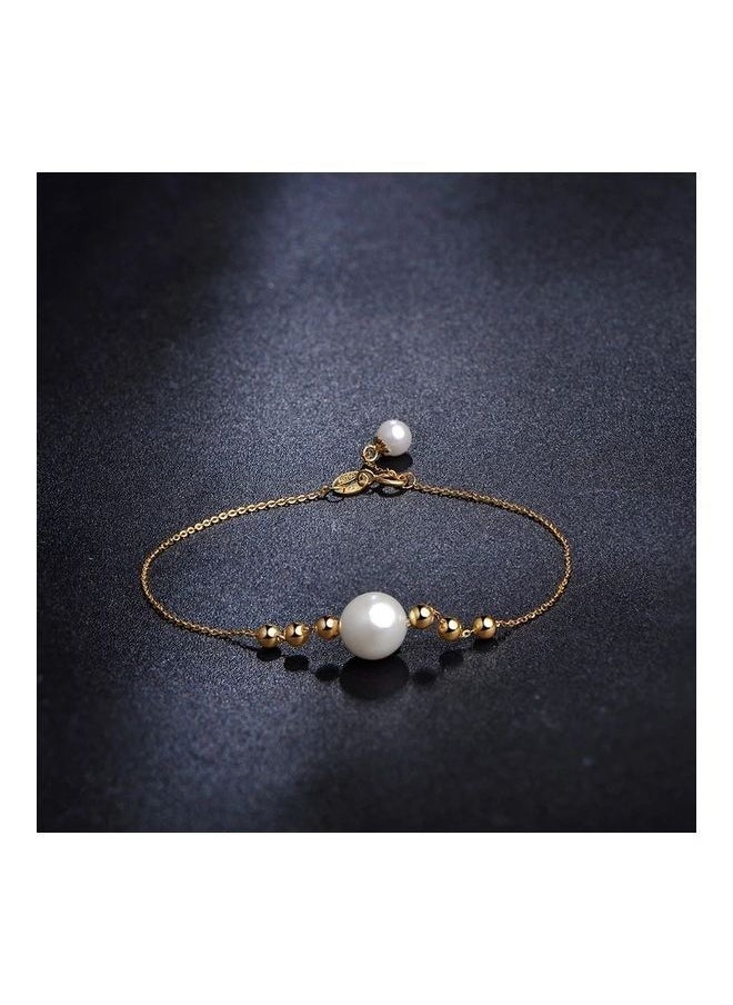 NIBEMINENT - Gold Plated With Pearl Bracelet - Image 1