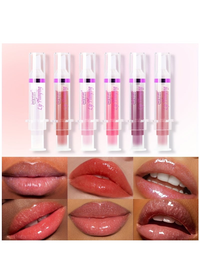Lip Plumping Booster Spicy Lip Lipstick Hydrating Lifter Gloss Volumizes & High-Shine Lip Plumper Lip Glass Mirror Lip Glaze Lip Makeup Lip Plumper for Women No.05