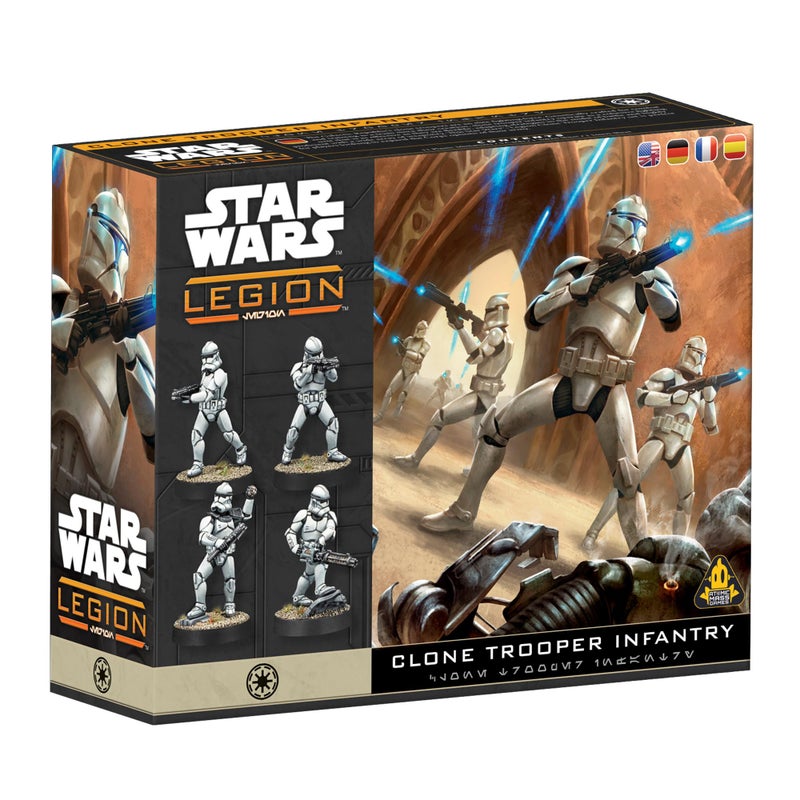 Asmodee Star Wars Legion Clone Troopers Infantry Expansion Tabletop Miniatures Game Strategy Game for Kids and Adults Ages 14 2 Players 90 Min Playtime - Image 2