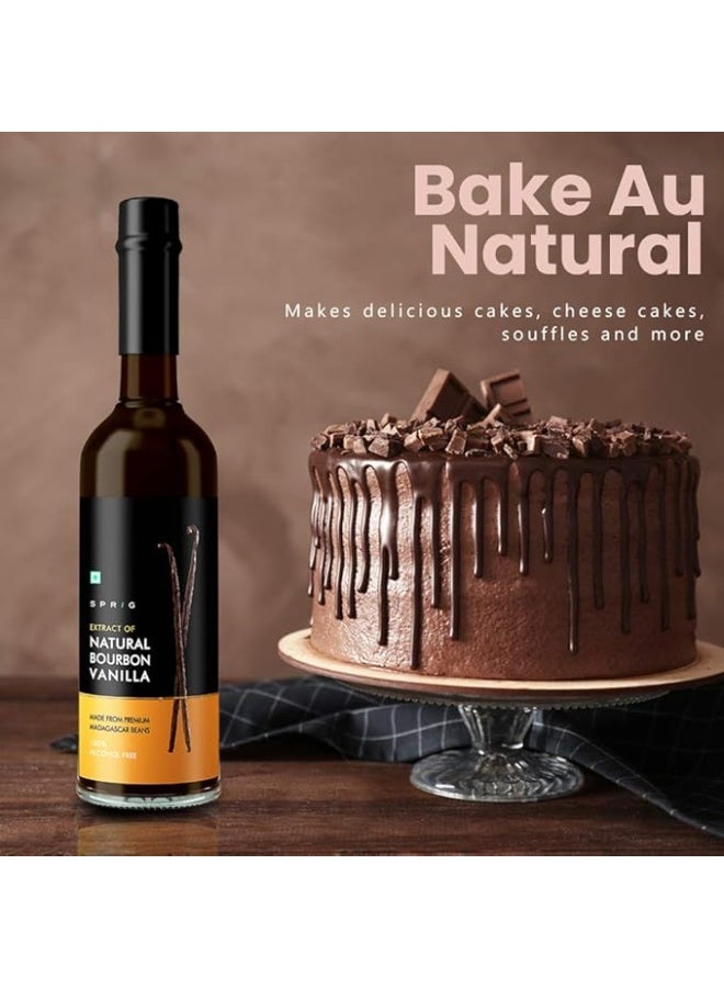 SPRIG Natural Bourbon Vanilla Extract, 50ml , Halal & 100% Alcohol Free Pure, Gluten Free, Non GMO ,Made With Madagascar Vanilla Beans, For Baking & Cooking - Image 4