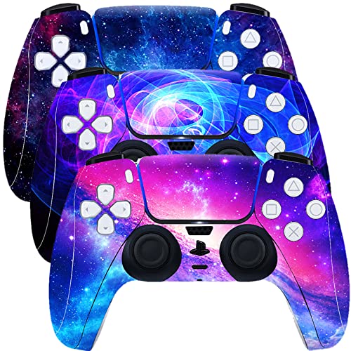 Oiokew Skin for Ps5 Controller, 3pcs Whole Body Vinyl Decal Cover Sticker for PlayStation 5Controller (PS5 Controller #6) - Image 1