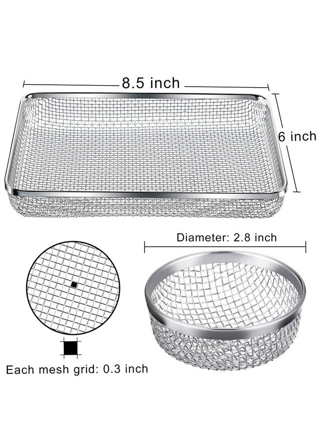TOODOO 3 Pack Flying Insect Screen RV Furnace Vent Cover (2.8 Inch)(8.5 x 6 Inch) Stainless Steel Mesh with Installation Tool - Image 2
