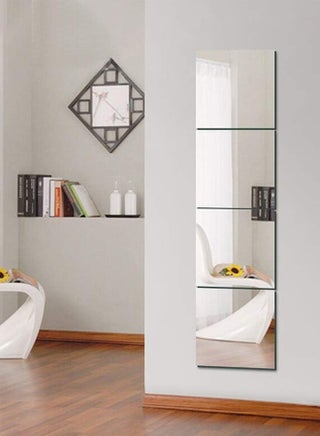 مجموعة مرايا حائط كاملة الطول 30 ×30سم 4 قطع بدون اطار مراة مكياج ذاتية اللصق للباب وغرفة النوم وغرفة المعيشة - pzsku/ZE590B2805EA351C58059Z/45/_/1720426577/453a17f5-28db-4816-a3d8-e6b199ecc1d2