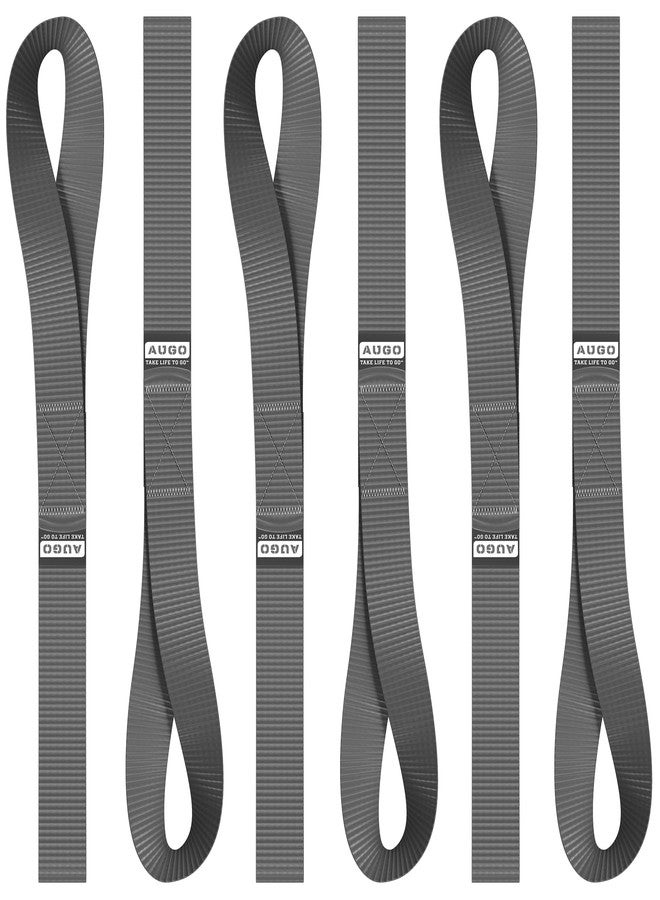 AUGO Soft Loop Tie Down Straps - 1,500 Load Capacity & 4,500 Lbs Breaking Strength - 6 Pack - Loops for Securing ATV, UTV, Motorcycles, Scooters, Dirt Bikes, Lawn & Garden Equipment - by AUGO - Image 1
