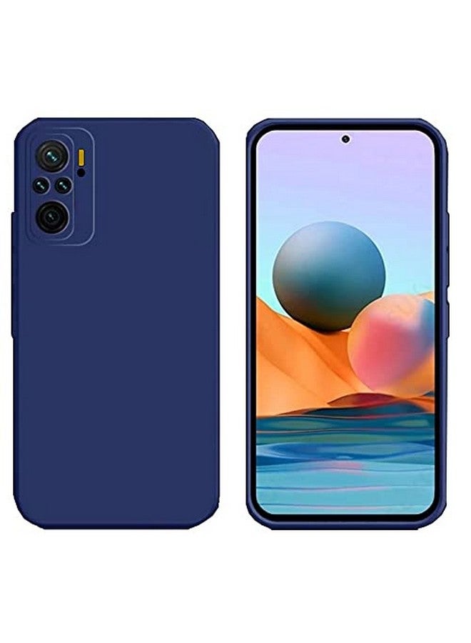 موبيتوسيون غطاء خلفي من موبيتوسشن متوافق مع ريدمي نوت 10 / ريدمي نوت 10S (سيليكون سائل | أزرق غامق) - Image 1