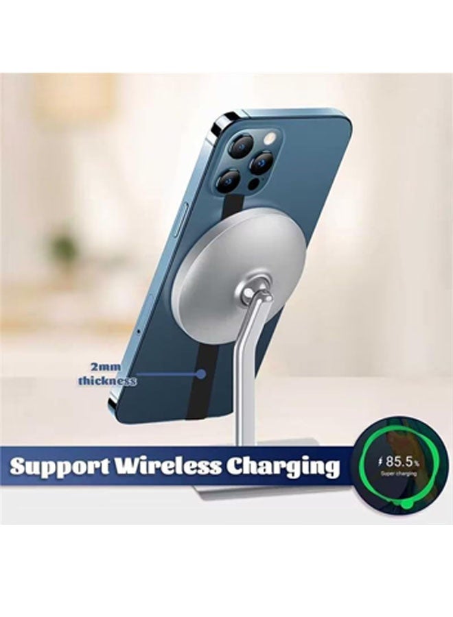 Silicone Phone Grip Strap - Black  Phone Hand Strap Holder with Loop for Cell Phones, iPhone Grip, Finger Holder  Back of Phone Grips, Secure Anti-Slip Grip - Image 3