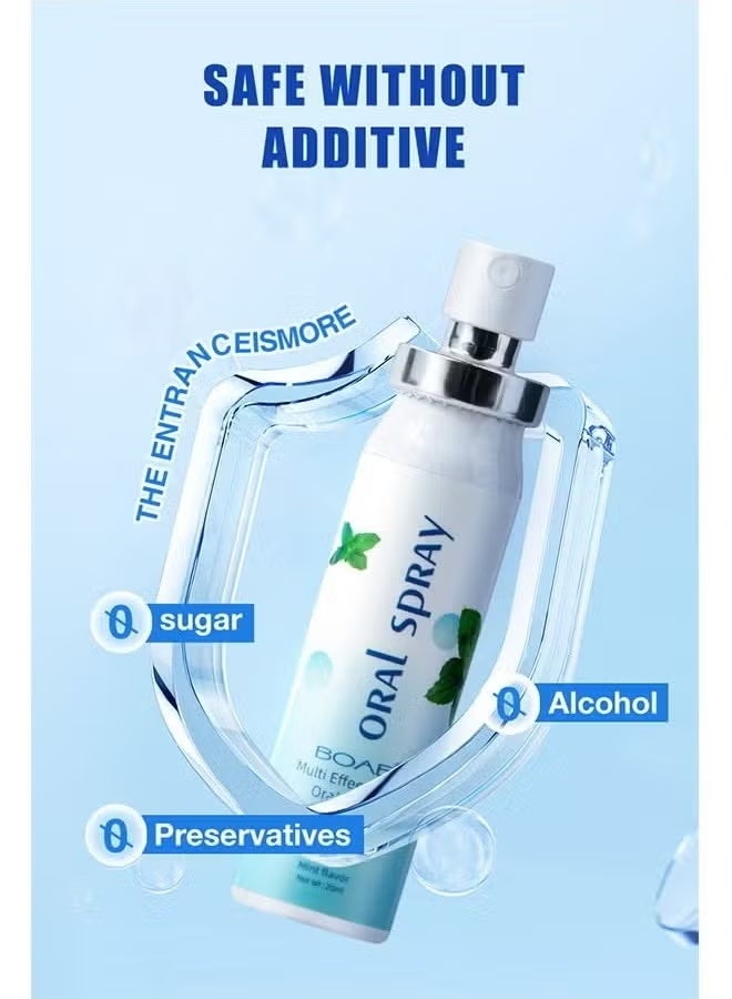 BOAE Multi ffeet Fresh Oral Spray 20ml, Bad Breath Treatment for Adults, Mint Flavor Mouth Freshener, Effective Mouth Spray, Breath Freshener Spray, Oral Care Spray, Mouth Healthy Care - Image 5