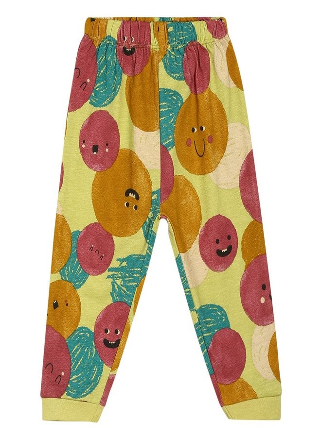 miniklub Baby Full Length Knitted Cotton Multi Color Bottom, Pack Of 3 (3-6M) - Image 4