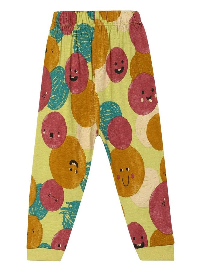 miniklub Baby Full Length Knitted Cotton Multi Color Bottom, Pack Of 3 (3-6M) - Image 5