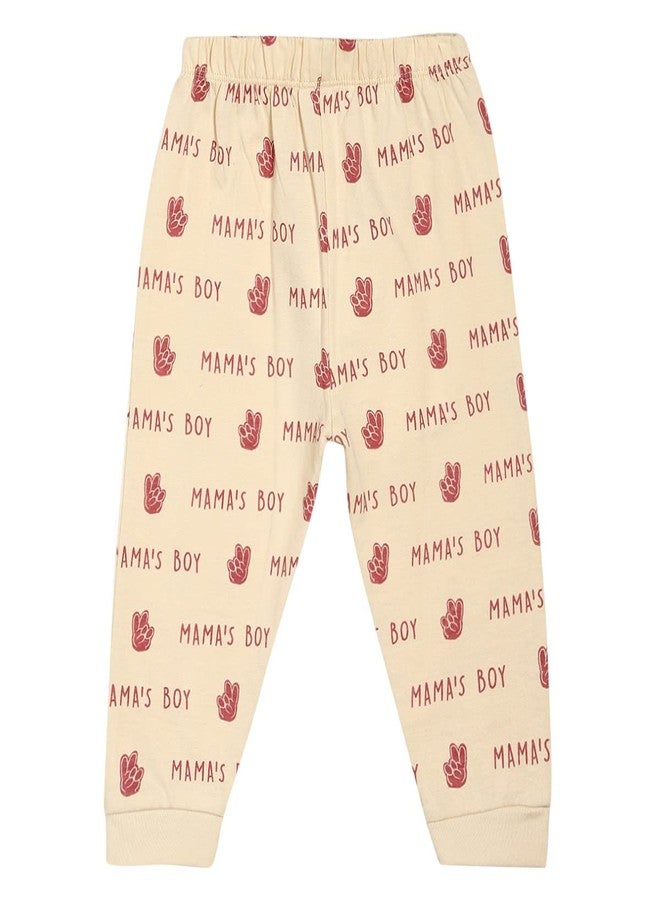 miniklub Baby Full Length Knitted Cotton Multi Color Bottom, Pack Of 3 (3-6M) - Image 3