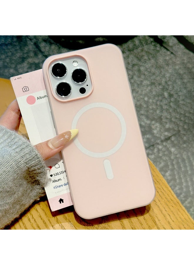 NIBEMINENT Protection Case With Magsafe For iPhone 15 Pro, Pink