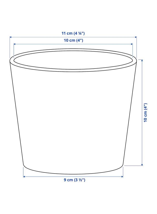 إيروريكس وعاء نباتات، أبيض، 9 سم - Image 5