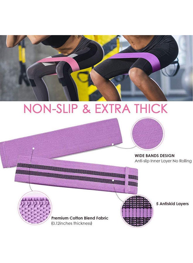 NIBEMINENT 3-Piece Resistant Exercise Band Set - Image 3