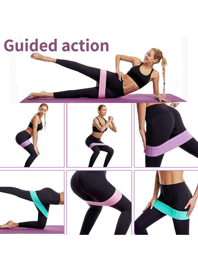 NIBEMINENT 3-Piece Resistant Exercise Band Set - Image 4