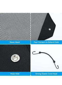 SYOSI Air Conditioner Mesh Cover  for Outside AC Units 32 32 Inches Top Mesh Dust Cover Anti Leaf Dustproof Design for Outdoor Protection Keep Clean Snug Fit Good Air Flow  - Image 3