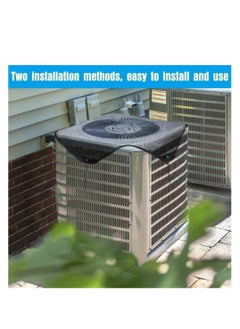SYOSI Air Conditioner Mesh Cover  for Outside AC Units 32 32 Inches Top Mesh Dust Cover Anti Leaf Dustproof Design for Outdoor Protection Keep Clean Snug Fit Good Air Flow  - Image 5