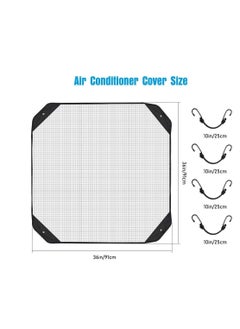 SYOSI Air Conditioner Mesh Cover  for Outside AC Units 32 32 Inches Top Mesh Dust Cover Anti Leaf Dustproof Design for Outdoor Protection Keep Clean Snug Fit Good Air Flow  - Image 4
