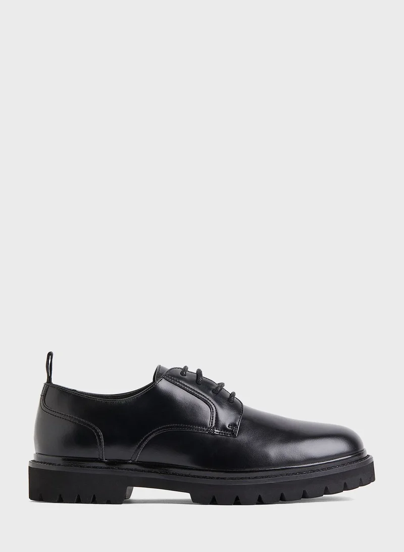 H&M Chunky Derby Lace Up Shoes