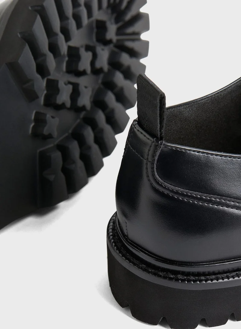 H&M Chunky Derby Lace Up Shoes