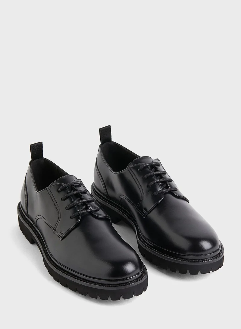 H&M Chunky Derby Lace Up Shoes