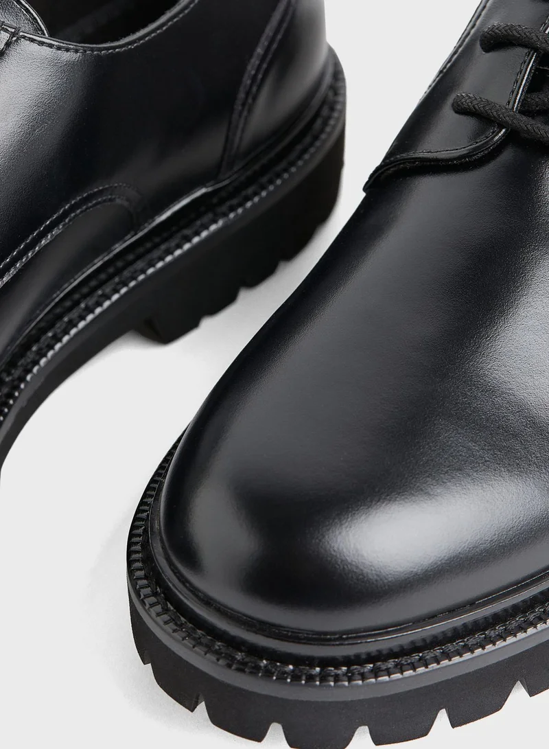 H&M Chunky Derby Lace Up Shoes