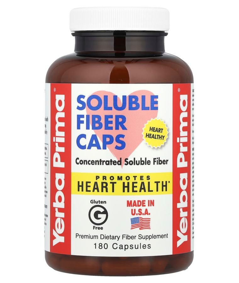 Yerba Prima Soluble Fiber Caps 180 Capsules